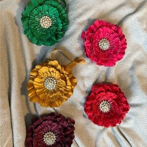 Tieks flowers - Green, Gold, Red, Pink, Burgundy